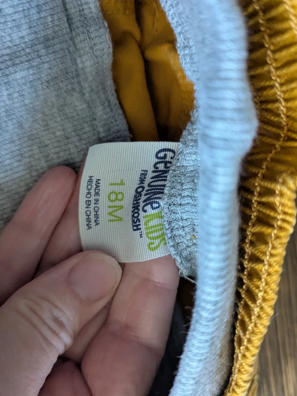 Genuine Kids from OshKosh Mustard Yellow Pull-On Shorts 18M